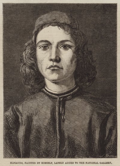 Masaccio, peint par lui-même, récemment ajouté à la National Gallery - Tommaso Masaccio